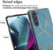 iMoshion Hoesje Geschikt voor Motorola Moto G200 Hoesje Siliconen - iMoshion Design hoesje - Blauw / Blue Graphic