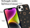 iMoshion Hoesje Geschikt voor iPhone 14 Hoesje Siliconen - iMoshion Design hoesje - Zwart / Stars Sky