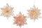 Orn.plc bloem roze l12cm