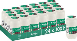Bolsius - Herdenkingslicht - 100 branduren - Wit (24 stuks)