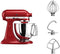 KitchenAid Artisan 5KSM125 - Keukenrobot - 4,8L RVS kom - 300W - Keizerrood