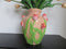 Vaas Tulip - Light&Living - roze - groen - 26 cm hoog