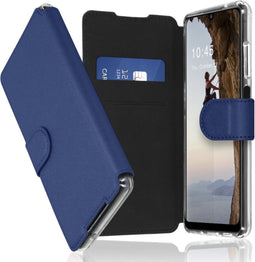 Accezz Hoesje Geschikt voor Samsung Galaxy A32 (5G) Hoesje Met Pasjeshouder - Accezz Xtreme Wallet Bookcase - Donkerblauw