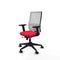 Piqueras y Crespo 2D066N0 - Bureaustoel - Verstelbare hoogte met armleuning - Rood