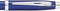Sheaffer balpen - 100 E9339 - Glossy blue lacquer chrome plated - SF-E2933951