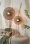 GOOD&MOJO Wandlamp Cango - Bamboe Zwart - Ø40cm - Binnen