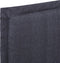 vidaXL - Bedframe - stof - donkergrijs - 140x200 - cm