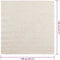 vidaXL - Vloerkleed - ZIZUR - room - binnen - en - buiten - 120x120 - cm - jute - look