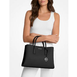 Michael Kors Ruthie - Tas - Saffianoleer Groot - Zilver