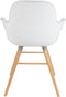 Zuiver Albert Kuip Eetkamerstoelen met armleuning Wit - Set van 2