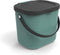 Rotho Albula afvalscheiders - GFT afvalbak - 6L -donkergroen