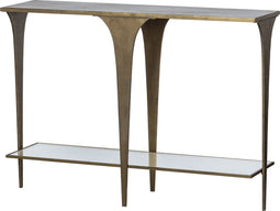 BePureHome Scooping Sidetable - Metaal - Antique Brass - 101x140x40
