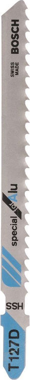 Bosch Decoupeerzaagblad T 127 D - HSS - Voor dun tot dik staal (3-15 mm) en buizen (Ø <30 mm) (5 stuks)