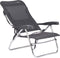 Crespo AL/223 - Strandstoel - Luxe inklapbaar met 7 standen - Donker grijs