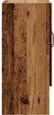 vidaXL - Wandkast - 60x31x70 - cm - bewerkt - hout - oud - houtkleurig