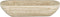 Mica Decorations Bloempot Pia - 46x20x10 cm - Hout - Bruin
