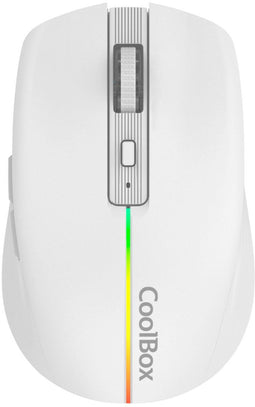 CoolBox W01 - Draadloze Gaming Muis - 6 knoppen 1600 dpi - Wit