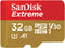 SanDisk Extreme microSDHC (GN6AA) - 32GB - UHS Speed Class 3 - 4K Ultra HD ondersteuning