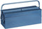 Erro Storage Gereedschapskist - 5-delig - 1 groot hoofdvak 4 sub-vakken - Blauw