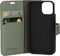 Mobiparts iPhone 13 Mini - Classic Wallet Case - Ruimte voor pasjes - Groen