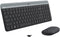 Logitech MK470 - Draadloze Toetsenbord- en Muiscombinatie - Stil en Compact - Azerty BE