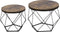 Bijzettafeltje set van 2 - salontafel - industrieel vintage stijl