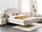 AMBILLOU - Bed - Lichtbeige - 160 x 200 cm - Polyester