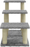 vidaXL - Kattenmeubel - met - sisal - krabpalen - 50,5 - cm - lichtgrijs