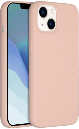 Accezz Liquid Silicone Backcover - iPhone 14 - Schokabsorberend - Roze