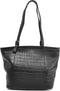 Berba Dames Leren Shopper Laguna 805-313 Zwart