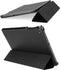 Selencia Tablet Hoes Geschikt voor Samsung Galaxy Tab A 10.1 (2019) - Selencia Nuria Vegan Lederen Trifold Bookcase - Zwart