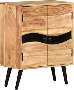vidaXL - Dressoir - 57x34x75 - cm - massief - acaciahout