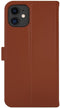 Valenta iPhone 12 mini - Flip cover - Handgemaakt - Bruin