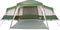 vidaXL - Familietent - met - verandakoepel - 9-persoons - waterdicht - groen
