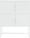 vidaXL - Hoge - kast - 80x35x100 - cm - staal - wit