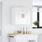 vidaXL - Keukenwandkast - Kalmar - bewerkt - hout - hoogglans - wit