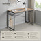 tectake® Paterson - Inklapbaar bureau - Rastervlakken met 8 haken - Lichtbruin - Afmeting (LxBxH) 102 x 51 x 77 cm