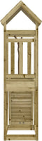 vidaXL - Speelhuis - met - klimwand - geïmpregneerd - grenenhout