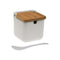 Suikerpot Versa Wit Keramisch Bamboe Dolomite 8,3 x 8,3 x 8,3 cm