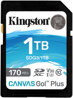 Kingston Canvas Go! Plus - SDXC 1TB - U3 V30 - 170MB/s
