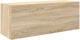 vidaXL - Badkamerwandkast - 80x25x30 - cm - bewerkt - hout - sonoma - eikenkleurig