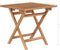vidaXL - Tuintafel - inklapbaar - 45x45x45 - cm - massief - teakhout