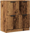 vidaXL - Dressoir - 60x30x70 - cm - bewerkt - hout - oud - houtkleurig
