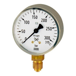 Riegler Schweißtechnikmano - Staal - Acetyleen - G 1/4 onder - 0-40 bar - Ã 63