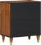 vidaXL - Nachtkastje - 50x33x60 - cm - Massief - Mangohout