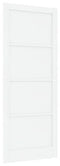 vidaXL - Interieurdeur - 'ORKDAL'Wit - 93x232x4 - cm - Massief - Vurenhout
