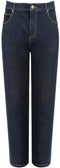 Milanoro - Jeansbroek - Straight fit - Zwartblauw - W31 - L30