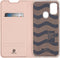Dux Ducis Hoesje Met Pasjeshouder Geschikt voor Samsung Galaxy M30s / M21 - Dux Ducis Slim Softcase Bookcase - Roze