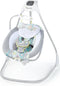 Bright Starts Comfort Cradling Babyschommel - 180° draaibaar - 6 snelheden - Grijs