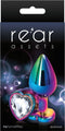 NS Novelties Buttplug REAR ASSETS MULTICOLOR HEART MEDIUM CLEAR Multicolours